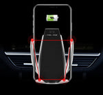 Car Wireless Charger 10W Induction Car Fast Wireless Charging With Car Phone Holder S5 - SuperGlim