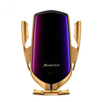 Car Wireless Charger 10W Induction Car Fast Wireless Charging With Car Phone Holder S5 - SuperGlim