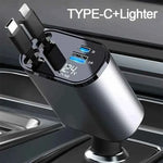 4 IN 1 Retractable Car Charger