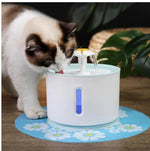 Automatic Pet Cat Water Fountain With LED Lighting - SuperGlim