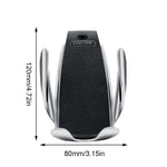 Car Wireless Charger 10W Induction Car Fast Wireless Charging With Car Phone Holder S5 - SuperGlim