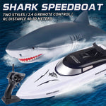 Electric Shark RC Boat Vehicles Waterproof Swimming Pool - SuperGlim