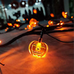 Halloween LED Willow Vine String Light Cool Cartoon Bat Pumpkin Decoration - SuperGlim