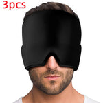 Ice Compress Headache Relief Gel Cold Therapy Migraine Eye Mask - SuperGlim