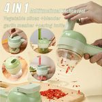 Multifunctional Electric Vegetable Slicer Kitchen Fruit Salad Cutter - SuperGlim