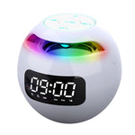 New Portable Wireless Alarm Clock Bluetooth Speaker - SuperGlim